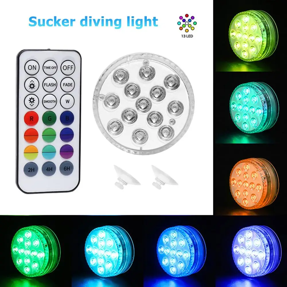 RGB Submersible Led Lights Battery Operated Underwater Spot Lights With Remote Outdoor Vase Bowl Pond Garden Party Decoration
RGB Submersible Led Lights Battery Operated Underwater Spot Lights With Remote Outdoor Vase Bowl Pond Garden Party Decoration
