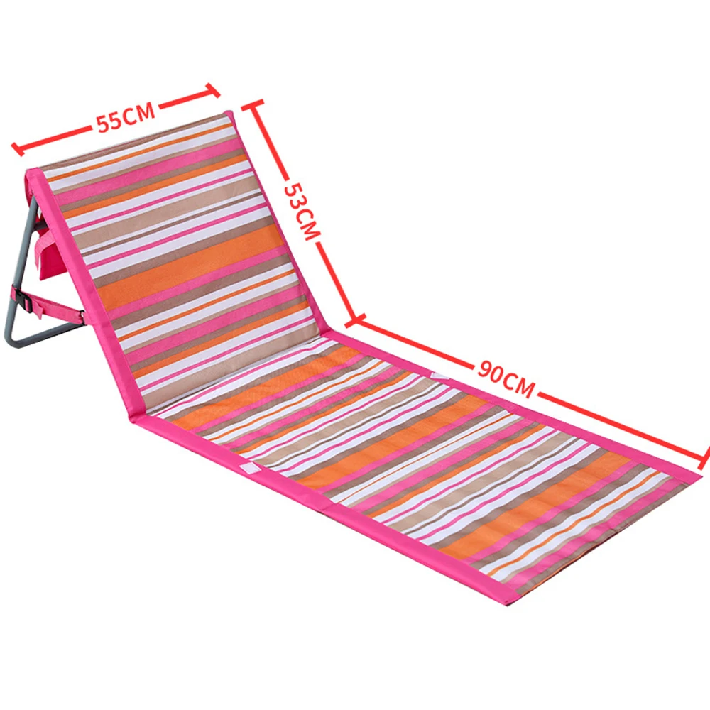 Portable Folding Backrest Beach Deck Chair Waterproof And Moisture-Proof Camping Outdoor Supplies Terrace Balcony Beach Mat 
Portable Folding Backrest Beach Deck Chair Waterproof And Moisture-Proof Camping Outdoor Supplies Terrace Balcony Beach Mat