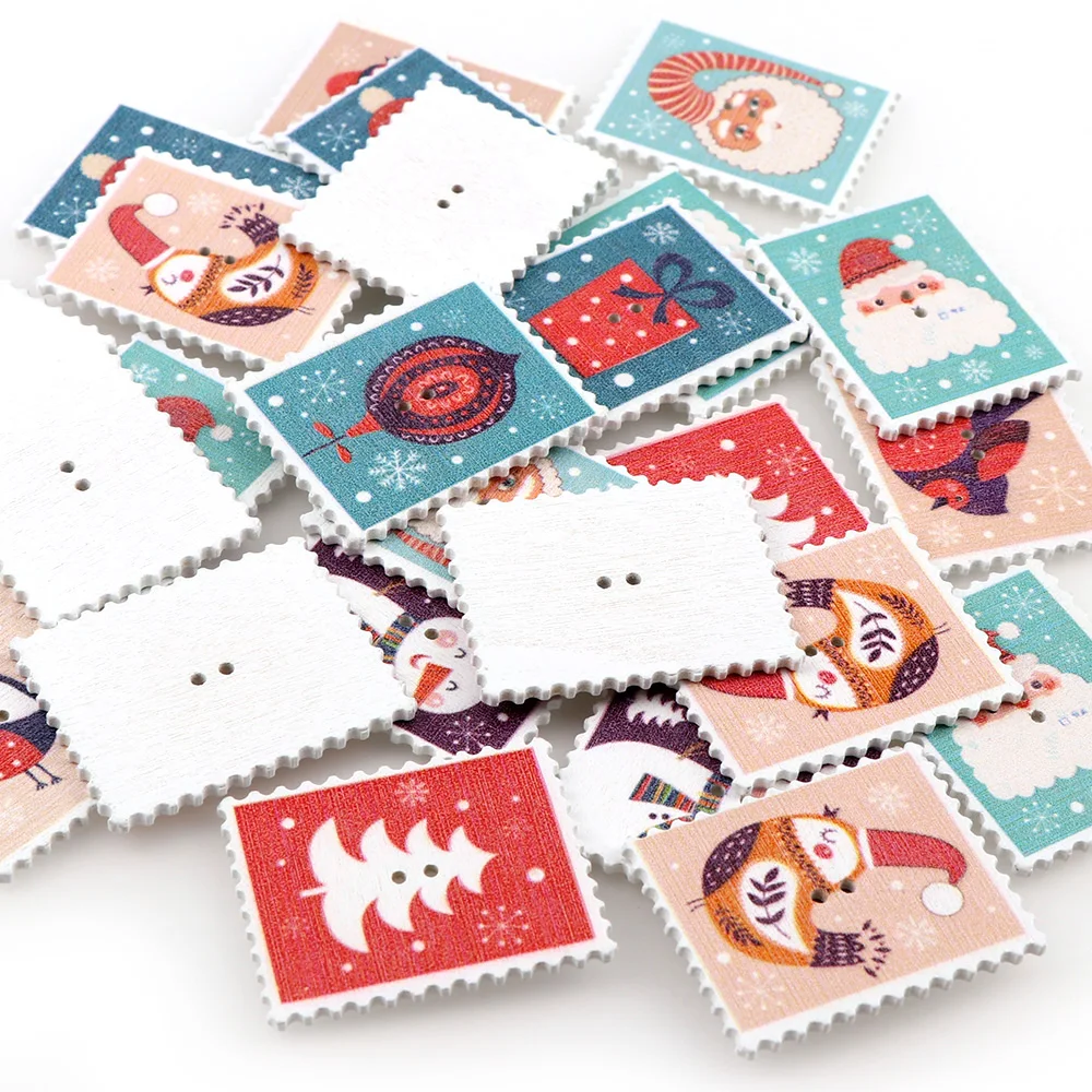 30Pc/Lot High Quality Christmas Stamp Wood Button For Clothes Decoration Craft Needlework Scrapbooking Sewing DIY Accessories
30Pc/Lot High Quality Christmas Stamp Wood Button For Clothes Decoration Craft Needlework Scrapbooking Sewing DIY Accessories