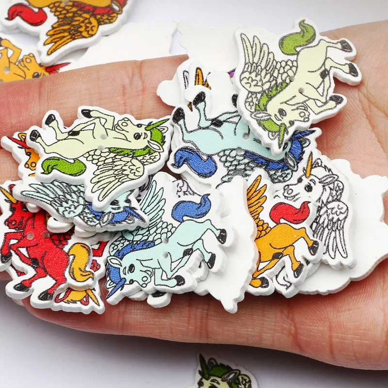 50Pcs Cute Unicorn Mixed 2Hole Wooden Buttons For Baby Clothing Crafts Buttons Decoration Scrapbooking DIY Sewing Accessories
50Pcs Cute Unicorn Mixed 2Hole Wooden Buttons For Baby Clothing Crafts Buttons Decoration Scrapbooking DIY Sewing Accessories
