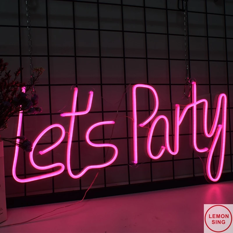 Let's Party Custom Neon Sign Flex LED Light Wedding Party Wedding Reception Wedding Ceremony Personalized Decor Let's Party Roma
Let's Party Custom Neon Sign Flex LED Light Wedding Party Wedding Reception Wedding Ceremony Personalized Decor Let's Party Roma