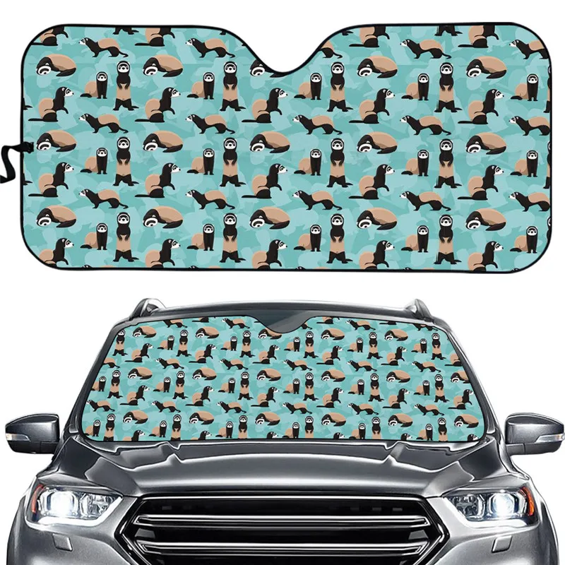 Funny Animal Summer Auto Sunshade Green Ferret Print Universal Sun Shade for Car Accessories Sun Shade Covers dropshipping
Funny Animal Summer Auto Sunshade Green Ferret Print Universal Sun Shade for Car Accessories Sun Shade Covers dropshipping
