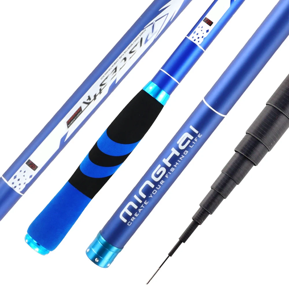 Ultralight Fishing Hand Rod Telescopic Rock Carbon FRP Feeder Durable Saltwater/Freshwater Portable Travel 3.6M-7.2M Gear
Ultralight Fishing Hand Rod Telescopic Rock Carbon FRP Feeder Durable Saltwater/Freshwater Portable Travel 3.6M-7.2M Gear