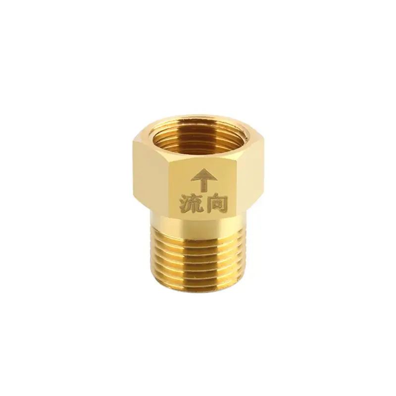 1 Piece 1/2'' 3/8'' Inner Outer Wire Brass Copper Connector Anti Back Flow One Way Water Pipe Fittings Adapter
1 Piece 1/2'' 3/8'' Inner Outer Wire Brass Copper Connector Anti Back Flow One Way Water Pipe Fittings Adapter