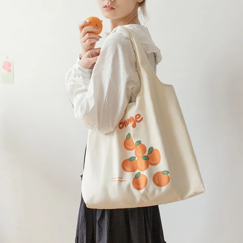 Lovely Fruit Print Single Shoulder Bag Large Capacity Canvas Bag For Students Korean Women Handbag Light Crossbody Bag
Lovely Fruit Print Single Shoulder Bag Large Capacity Canvas Bag For Students Korean Women Handbag Light Crossbody Bag
