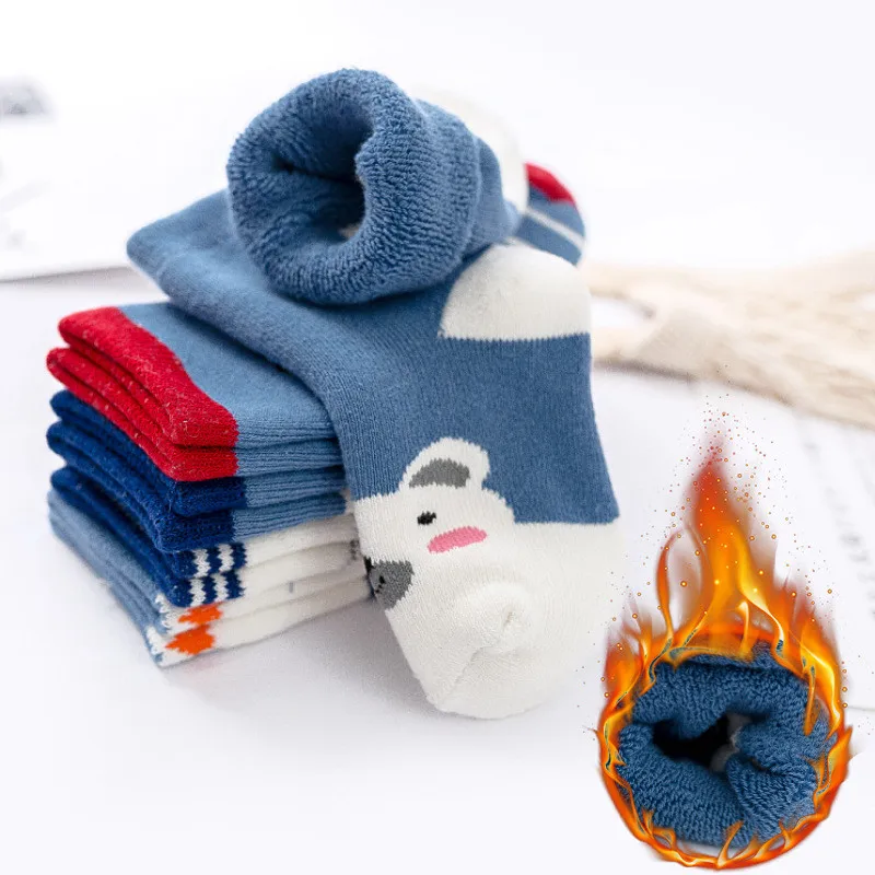 5 Pairs/Lot Winter Plus Cotton Thicken Kids Socks Thermal Warm Sock Children Toddler Baby Girls Boys Floor Socks For 1-10 Years
5 Pairs/Lot Winter Plus Cotton Thicken Kids Socks Thermal Warm Sock Children Toddler Baby Girls Boys Floor Socks For 1-10 Years