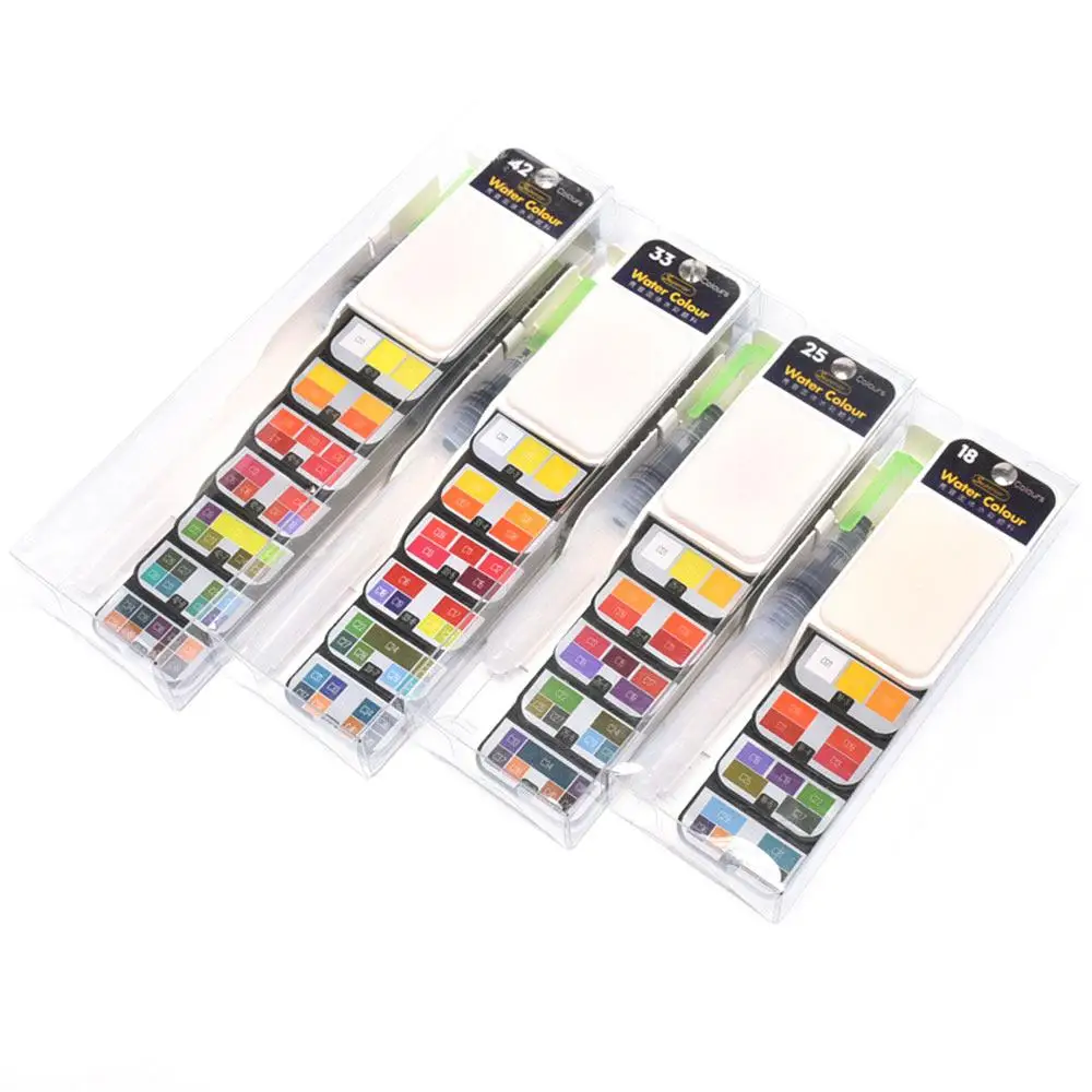 with Waterbrush Solid Water Color Pigment Professional Drawing Stationery Crafts Solid Water Color Set Pigment Paints Set
with Waterbrush Solid Water Color Pigment Professional Drawing Stationery Crafts Solid Water Color Set Pigment Paints Set