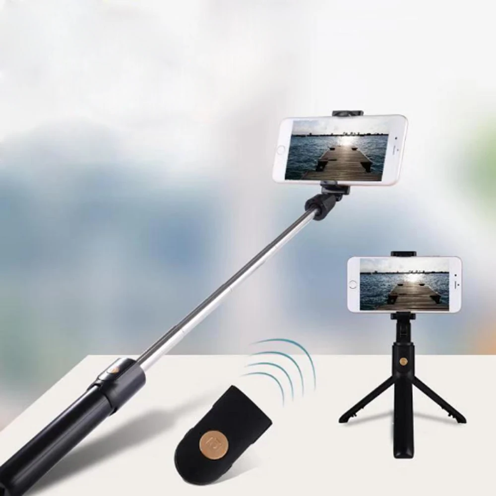 3 in 1 Wireless Selfie Stick Mini Tripod Extendable For most Android & Ios smartphones for Apple/Xiaomi/Huawei
3 in 1 Wireless Selfie Stick Mini Tripod Extendable For most Android & Ios smartphones for Apple/Xiaomi/Huawei