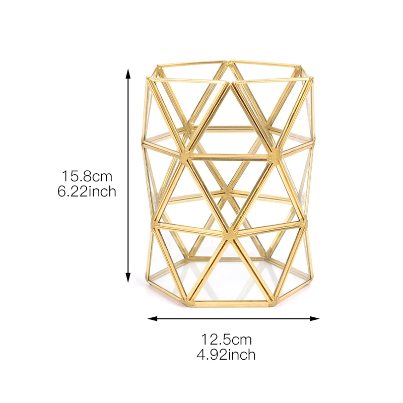 Exquisite Geometric Gold Glass Storage Box ewelry Cosmetic Makeup Brush Pen Storage Organizer For Office Home Decor
Exquisite Geometric Gold Glass Storage Box ewelry Cosmetic Makeup Brush Pen Storage Organizer For Office Home Decor