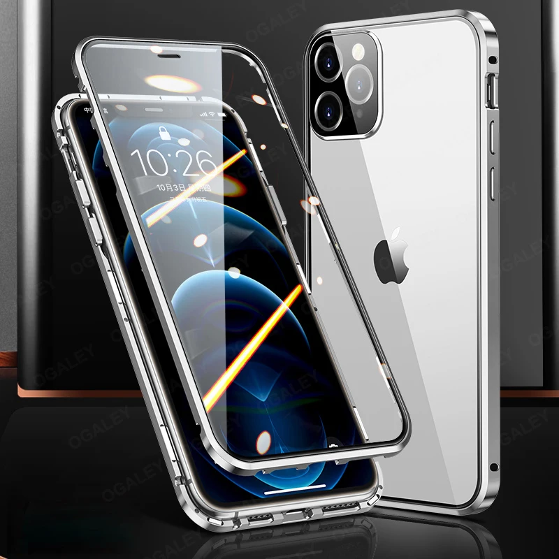 Magnetic Metal Luxury Cool Magnet Glass Case for IPhone 12 11 Pro Max Case Camera Glass Full Protective Cover Luminous Smiley
Magnetic Metal Luxury Cool Magnet Glass Case for IPhone 12 11 Pro Max Case Camera Glass Full Protective Cover Luminous Smiley