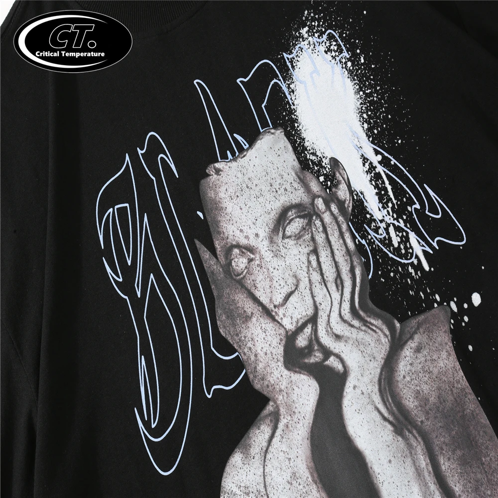 Streetwear T-Shirt Men Hip Hop Illusion Boy Letter Print T Shirt 2021 Harajuku Cotton Casual Summer Short Sleeve Tshirt Black
Streetwear T-Shirt Men Hip Hop Illusion Boy Letter Print T Shirt 2021 Harajuku Cotton Casual Summer Short Sleeve Tshirt Black