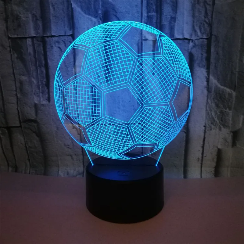 Светодиодный настольный ночник с футбольным мячом, сенсорный RGB, 7 цветов, меняющиеся внутренние ночники, иллюзионная лампа, 3d осветительный прибор
Светодиодный настольный ночник с футбольным мячом, сенсорный RGB, 7 цветов, меняющиеся внутренние ночники, иллюзионная лампа, 3d осветительный прибор