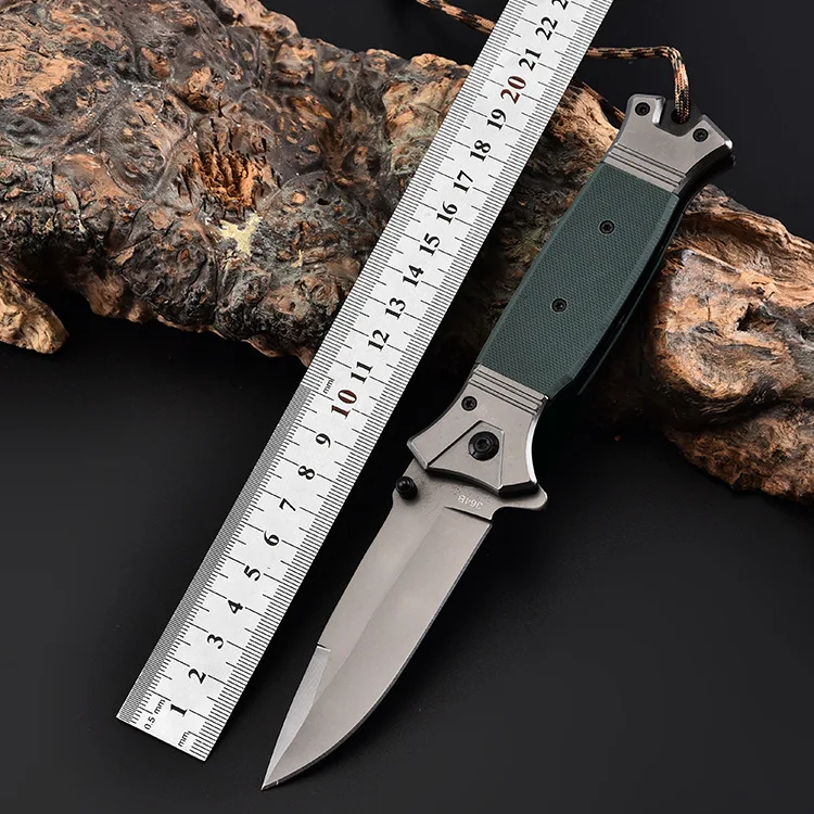 High Quality Pocket Knife Folding Knife 440C Blade + G10 Handle Camping Hunting Knife Outdoor Knife Survival Knives EDC Tools
High Quality Pocket Knife Folding Knife 440C Blade + G10 Handle Camping Hunting Knife Outdoor Knife Survival Knives EDC Tools