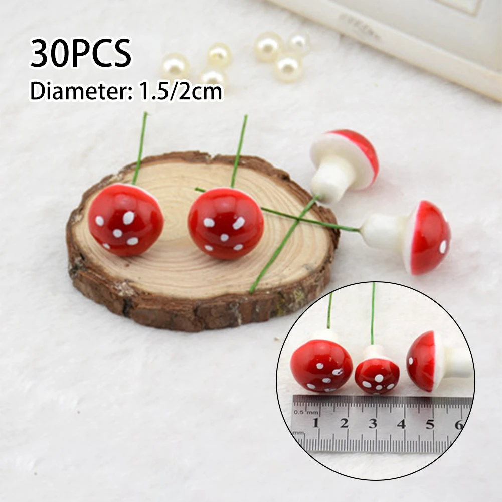 30Pcs 2cm Artificial Mini Mushroom Fairy Garden Moss Decorations For Home Foam Mushroom Miniature Landscape
30Pcs 2cm Artificial Mini Mushroom Fairy Garden Moss Decorations For Home Foam Mushroom Miniature Landscape