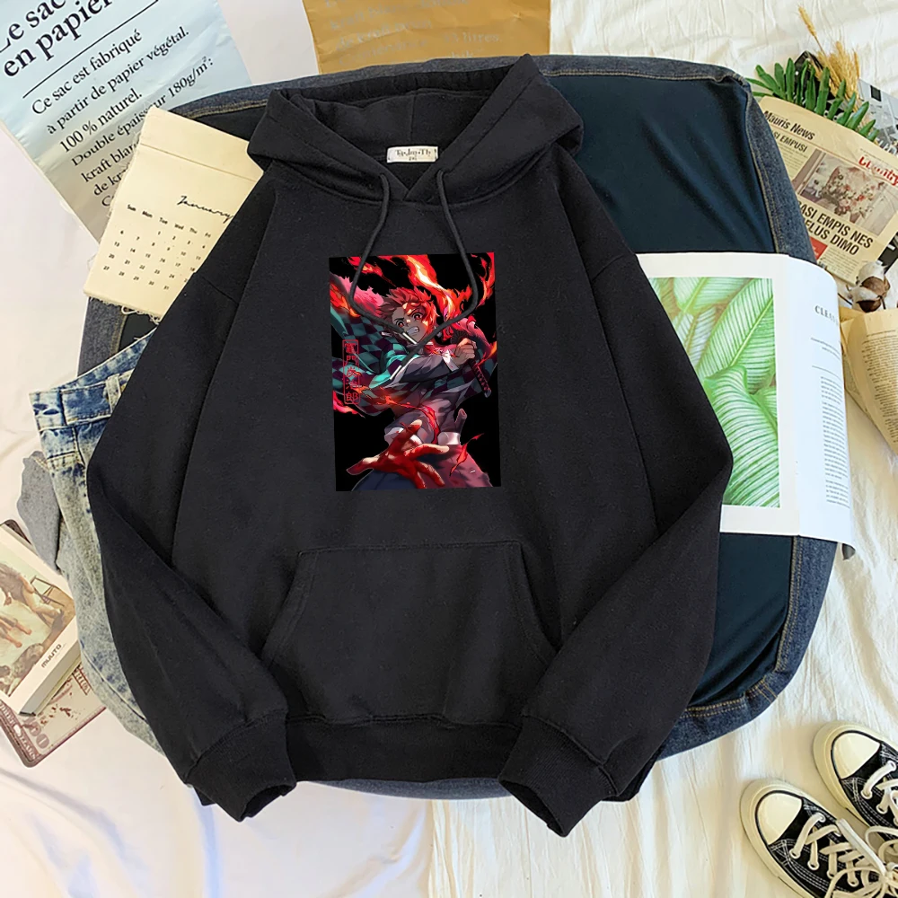 Demon Slayer Kamado Tanjirou Cartoons Hoodies Mens Crewneck Pollover Clothing Casual Fleece Pullovers Vintage Loose Clothing
Demon Slayer Kamado Tanjirou Cartoons Hoodies Mens Crewneck Pollover Clothing Casual Fleece Pullovers Vintage Loose Clothing