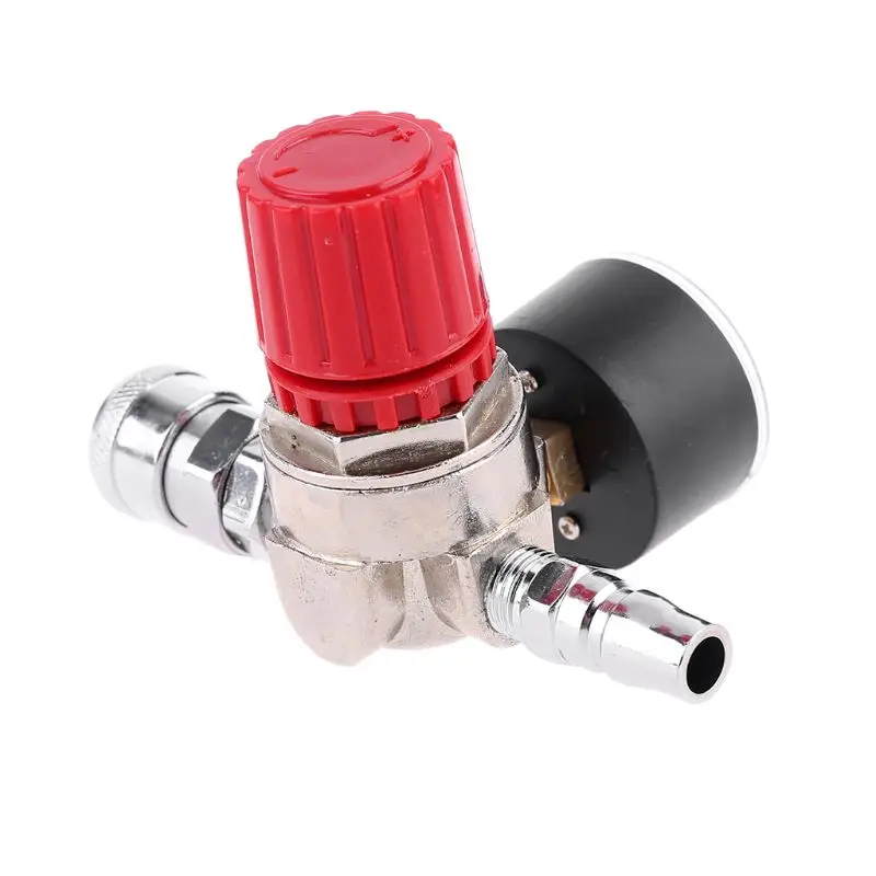 Pressure Regulator Switch Valve Gauge w Male/Female Connector for Air Compressor
Pressure Regulator Switch Valve Gauge w Male/Female Connector for Air Compressor