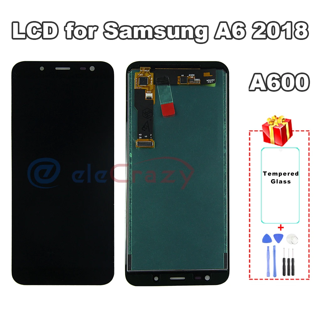 100% tested TFT For SAMSUNG Galaxy A6 2018 A600 A600F A600FN LCD Display with Touch Screen Assembly Replacement AAA Quality
100% tested TFT For SAMSUNG Galaxy A6 2018 A600 A600F A600FN LCD Display with Touch Screen Assembly Replacement AAA Quality