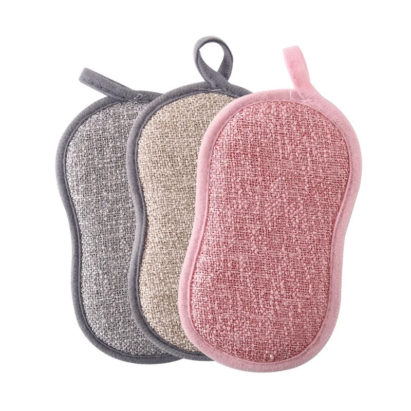 Double Sided Dishwashing Sponge Cleaning Cloth Kitchen Cleaning Dish Washing Pot Piece Decontamination Dishwashing Cloth 
Double Sided Dishwashing Sponge Cleaning Cloth Kitchen Cleaning Dish Washing Pot Piece Decontamination Dishwashing Cloth