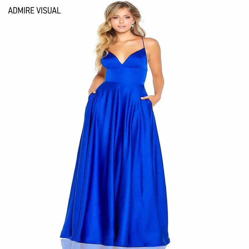 Newest Evening Dresses A-Line Ever Honor Wedding V-Neck Neckline Spaghetti Straps Long Floor-Length Plus Size Vestido-De-Fiesta
Newest Evening Dresses A-Line Ever Honor Wedding V-Neck Neckline Spaghetti Straps Long Floor-Length Plus Size Vestido-De-Fiesta