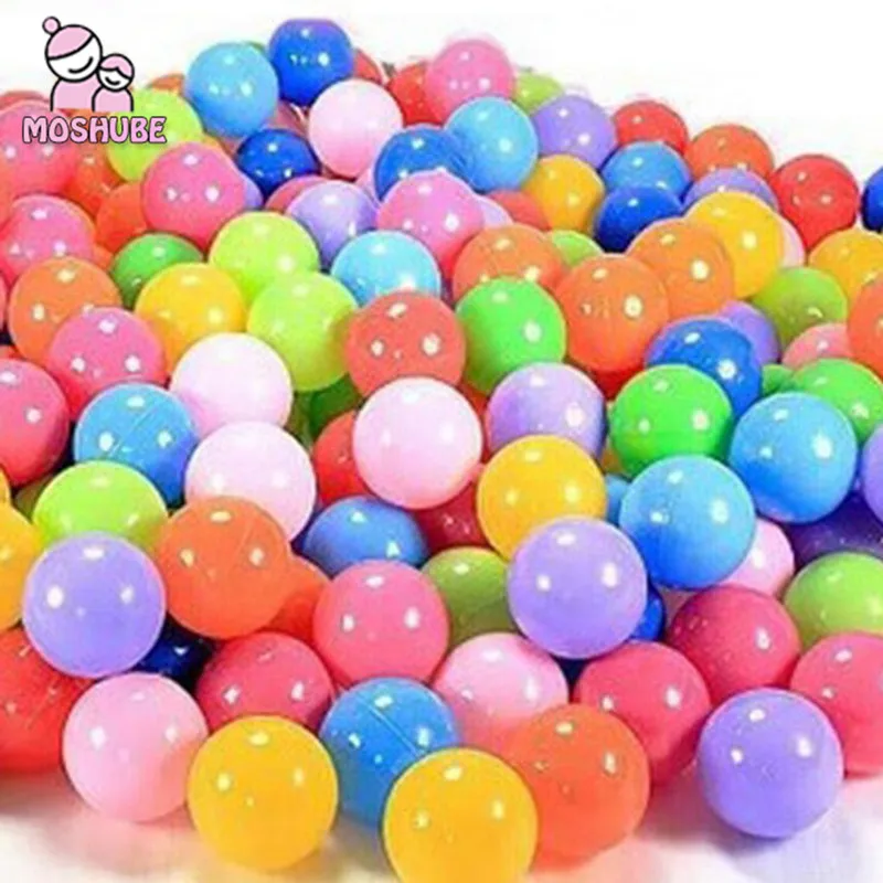 100 Pcs/каждая игрушка воздушный шар для детей игрушки цветной эко-Пластик моря