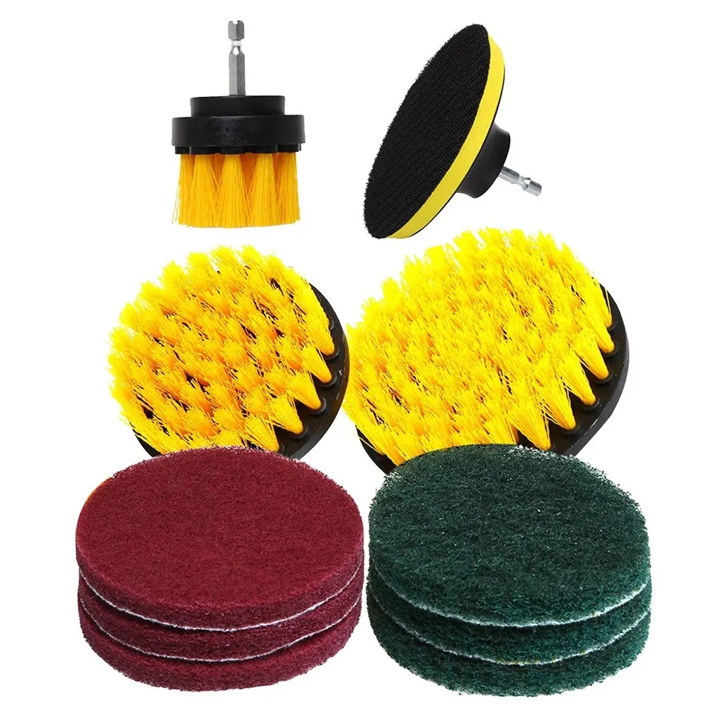 12x Drill Brush Set Power Scrubber Brush Car Cleaning Kit Extender Cleaning Tool 2/3.5/4/5 Inch Diameter Brush Sticking Plate
12x Drill Brush Set Power Scrubber Brush Car Cleaning Kit Extender Cleaning Tool 2/3.5/4/5 Inch Diameter Brush Sticking Plate