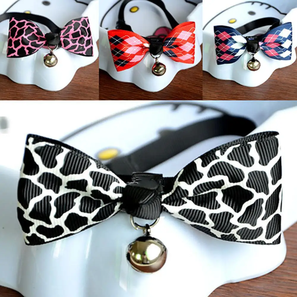Adjustable Puppy Kitten Pet Bow Tie with Safety Bell Adorable Stylish Breakaway Dog Cat Necktie Collar
Adjustable Puppy Kitten Pet Bow Tie with Safety Bell Adorable Stylish Breakaway Dog Cat Necktie Collar