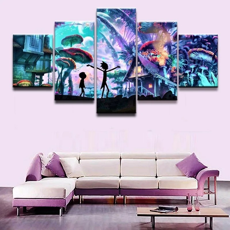 Cartoon Canvas Painting Children's room Decor Hanging Picture no frame Living room bedroom background wall art 5 Pieces
Cartoon Canvas Painting Children's room Decor Hanging Picture no frame Living room bedroom background wall art 5 Pieces