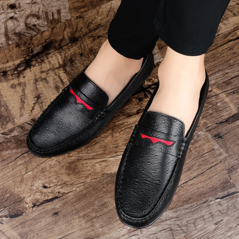 Men Autumn Breathable Genuine Leather Drive Flat Footwear 2021 Fashion Classic Comfy Men Casual Light slip on men Loafers
Men Autumn Breathable Genuine Leather Drive Flat Footwear 2021 Fashion Classic Comfy Men Casual Light slip on men Loafers