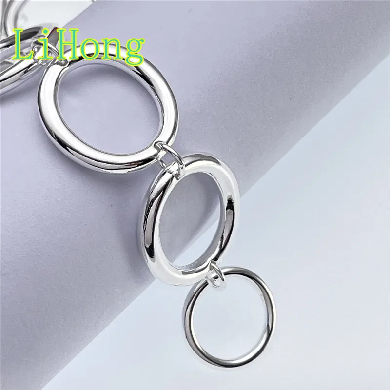 New 925 Sterling Silver Bracelet O String O Shape Bracelet For Woman Glamour Jewelry Party Gift
New 925 Sterling Silver Bracelet O String O Shape Bracelet For Woman Glamour Jewelry Party Gift