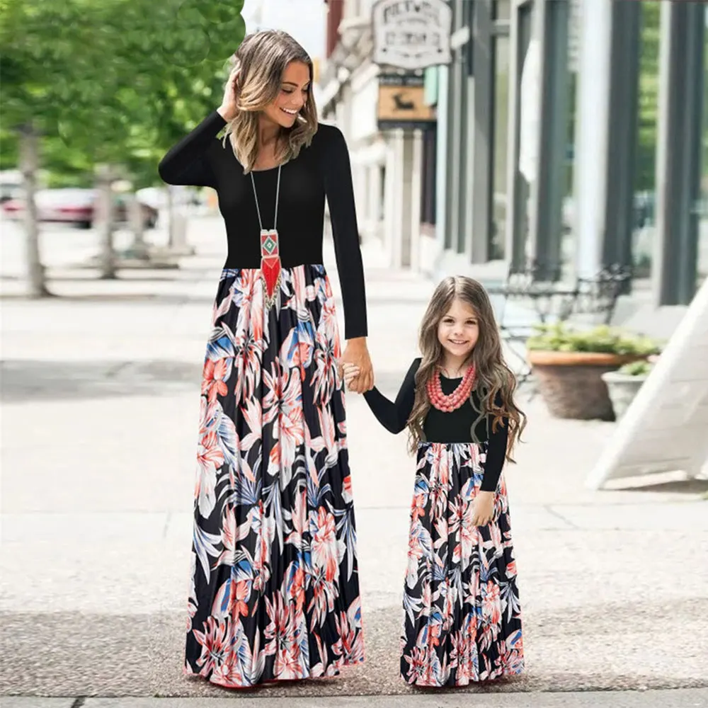 Prowow Mom and daughter dress Autumn Summer Patchwork Floral Long Dress For Mommy and me clothes Mother and daughter clothes
Prowow Mom and daughter dress Autumn Summer Patchwork Floral Long Dress For Mommy and me clothes Mother and daughter clothes