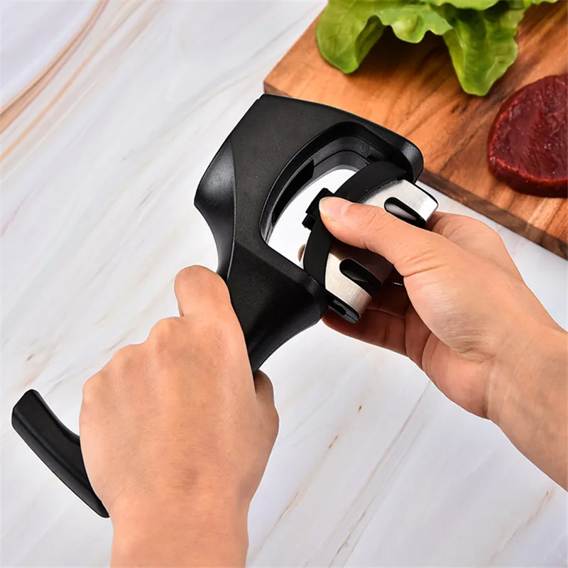 Knife Sharpener 3 In 1 Diamond Coated&Fine Rod Knife Shears and Scissors Sharpening Stone System Stainless Steel Blades Kitchen
Knife Sharpener 3 In 1 Diamond Coated&Fine Rod Knife Shears and Scissors Sharpening Stone System Stainless Steel Blades Kitchen