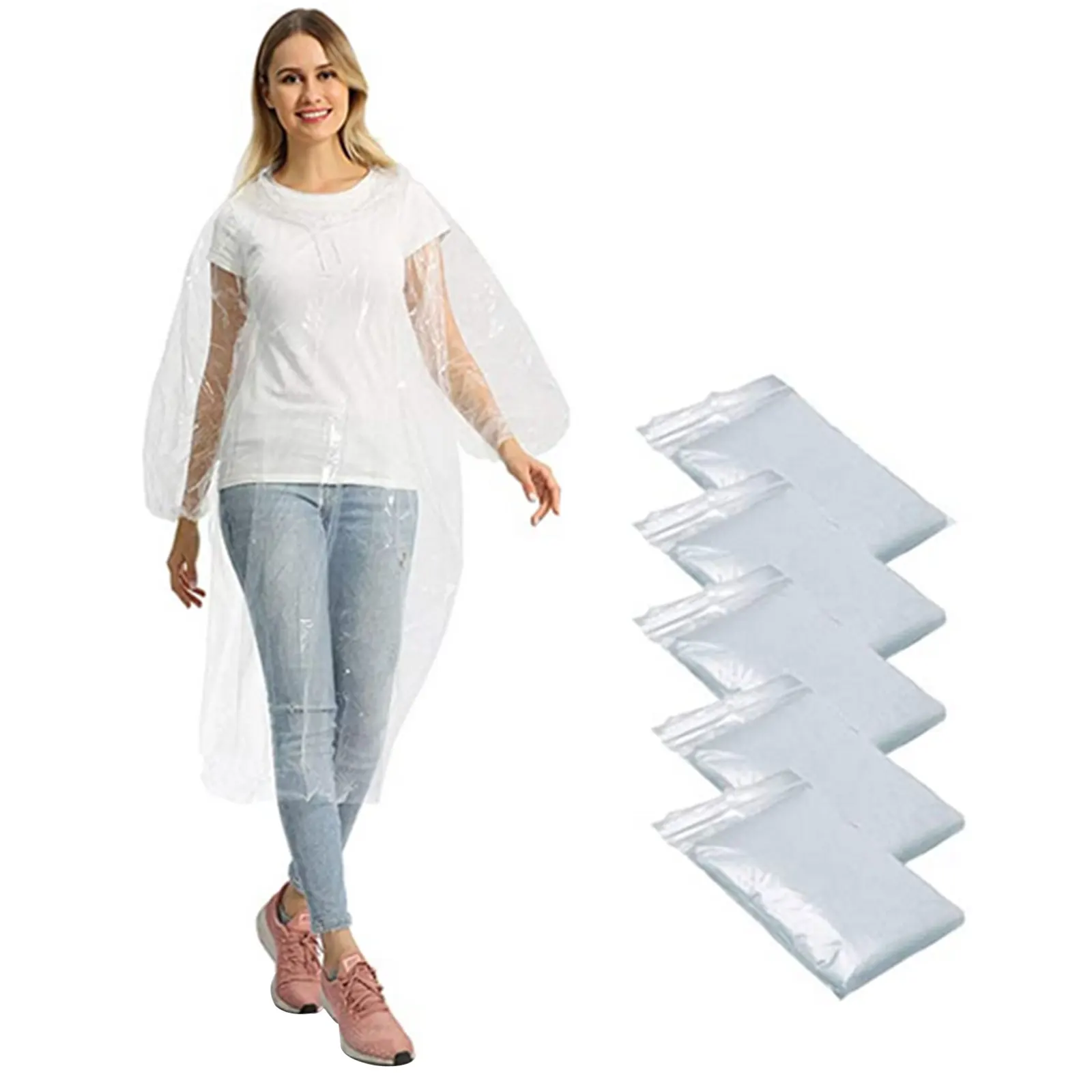 5 шт одноразовые плащи водонепроницаемые защитные одноразовые дождевые пончо плащи, прозрачные легкие дождевые плащи
5 шт одноразовые плащи водонепроницаемые защитные одноразовые дождевые пончо плащи, прозрачные легкие дождевые плащи