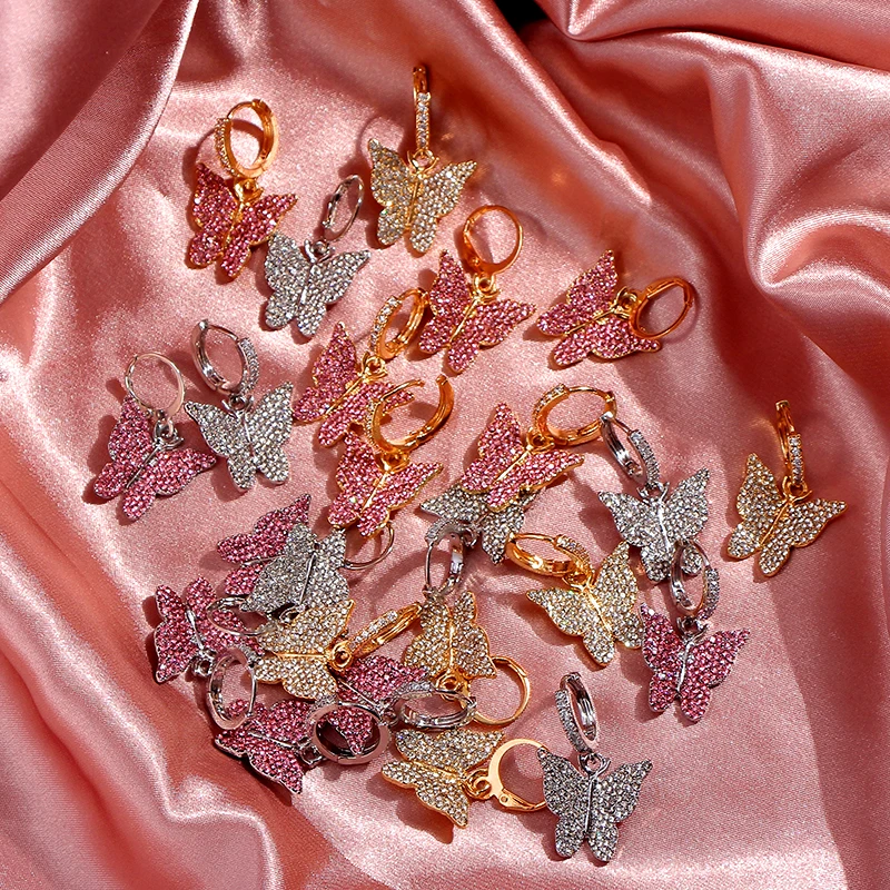 BYNOUCK 2020 Trend Zircon Crystal Butterfly Drop Earrings For Women Rhinestone Flower Dangle Earring Jewellery Christmas Gifts
BYNOUCK 2020 Trend Zircon Crystal Butterfly Drop Earrings For Women Rhinestone Flower Dangle Earring Jewellery Christmas Gifts