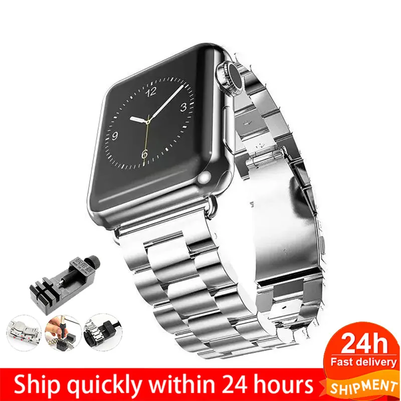 CHYCET 2021 Watch Steel Strap For Apple Watch Band 44MM 38MM IWO Steel Belt Smart Watches Bracelet Watch Band For HW22 T500 W26
CHYCET 2021 Watch Steel Strap For Apple Watch Band 44MM 38MM IWO Steel Belt Smart Watches Bracelet Watch Band For HW22 T500 W26
