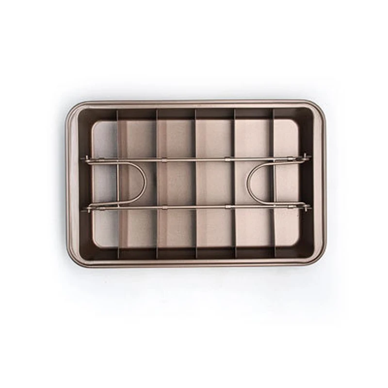 Professional Bakeware 18 Cavity Baking Tools Easy Cleaning Square Lattice Chocolate Cake Mold Brownie Baking Pan Non-Stick
Professional Bakeware 18 Cavity Baking Tools Easy Cleaning Square Lattice Chocolate Cake Mold Brownie Baking Pan Non-Stick