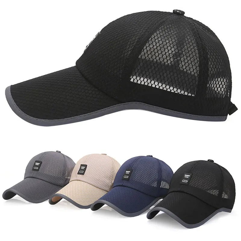 Hiphop Hat Sunproof Cap Visor For Men Women Adjustable Mesh Baseball Cap Outdoor Sunscreen Breathable Quick Drying caps
Hiphop Hat Sunproof Cap Visor For Men Women Adjustable Mesh Baseball Cap Outdoor Sunscreen Breathable Quick Drying caps