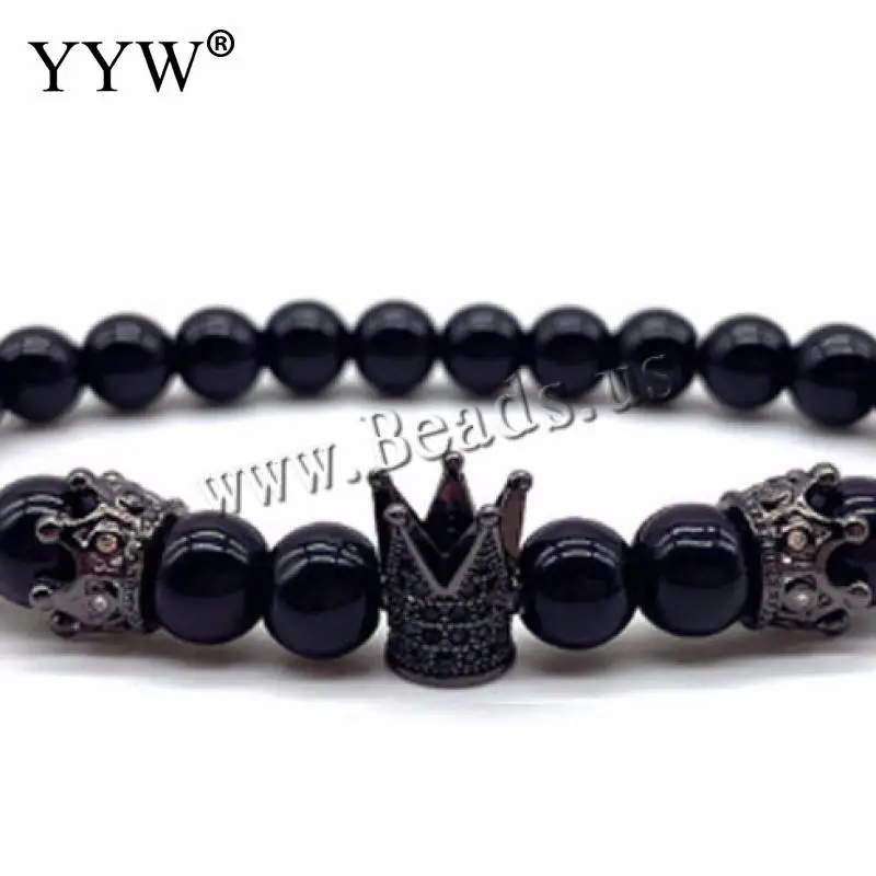 8mm Tiger Eye Stone Beads Bracelet Fashion Crown Black Matte Charm Healing Balance Beads Yoga Bracelet
8mm Tiger Eye Stone Beads Bracelet Fashion Crown Black Matte Charm Healing Balance Beads Yoga Bracelet