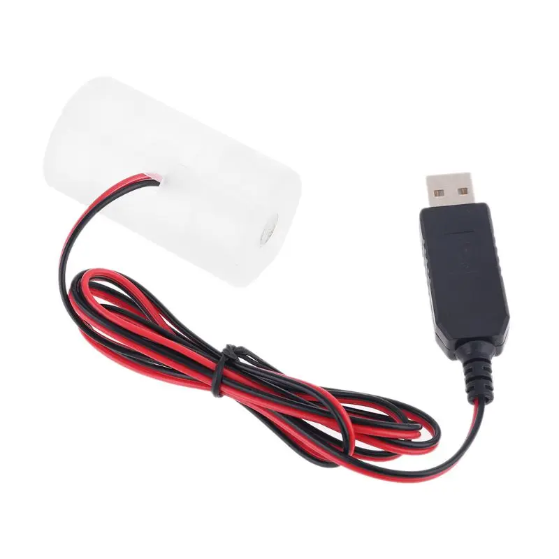 D Battery Eliminator USB Power Supply Cable Can Replace 1 to 4pcs LR20 D Battery
D Battery Eliminator USB Power Supply Cable Can Replace 1 to 4pcs LR20 D Battery