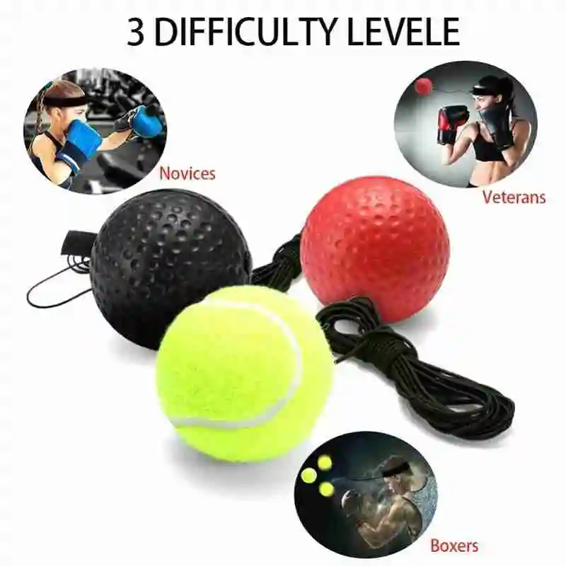 Boxing Reflex Speed Punch Ball Headband Improve Reaction Gym Exercise Equipment Tai Ball Accessories Punch Equipment MMA Muay
Boxing Reflex Speed Punch Ball Headband Improve Reaction Gym Exercise Equipment Tai Ball Accessories Punch Equipment MMA Muay