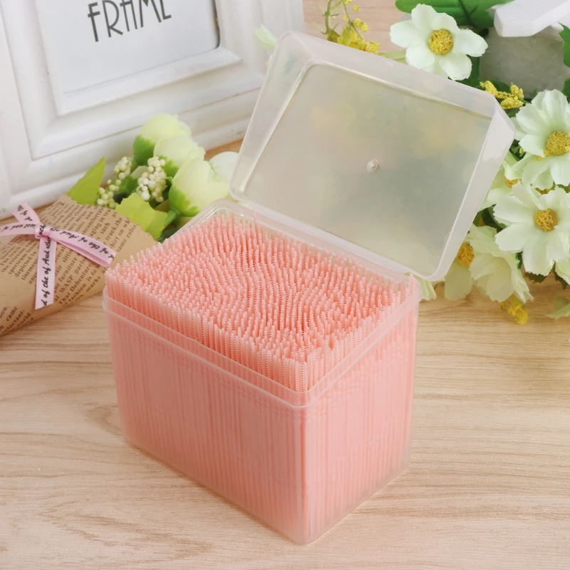 1100Pcs/Box Double-headed Teeth Cleaning Brush Stick Floss Pick Soft Toothpick
1100Pcs/Box Double-headed Teeth Cleaning Brush Stick Floss Pick Soft Toothpick