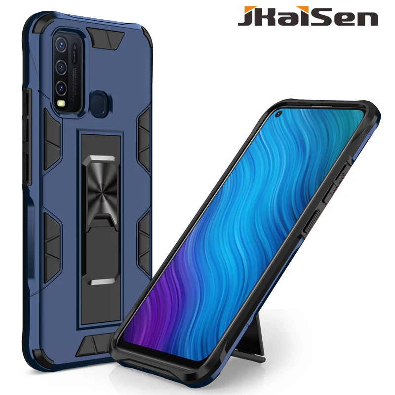 JKaiSen Stand Phone Case For VIVO Y50 Y30 Shockproof Armor Protective Cover Strong Anti-Fall Back Case For VIVO S6 NEX Caso
JKaiSen Stand Phone Case For VIVO Y50 Y30 Shockproof Armor Protective Cover Strong Anti-Fall Back Case For VIVO S6 NEX Caso