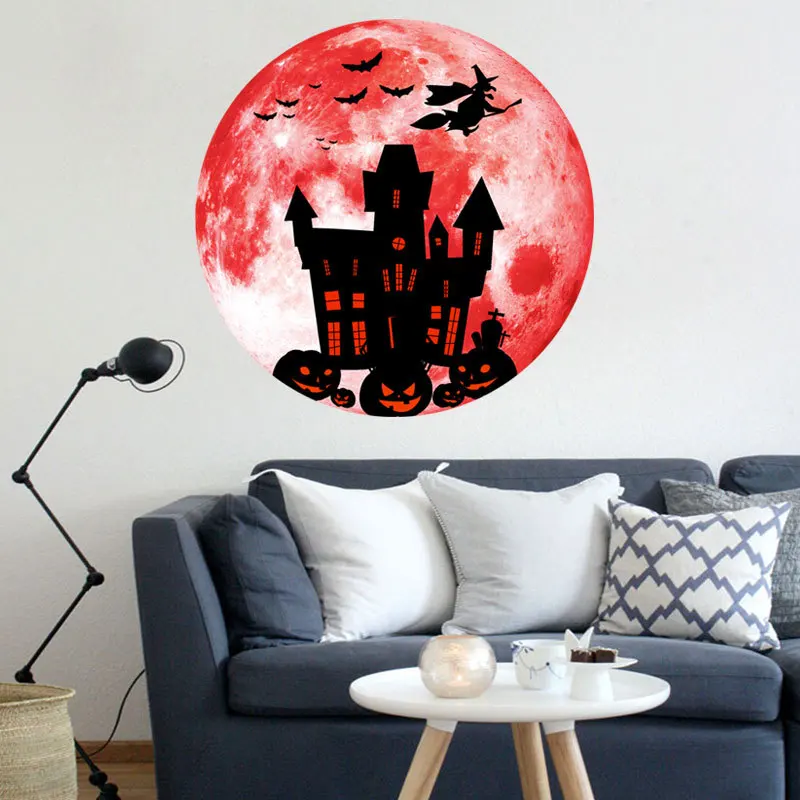 Luminous Pumpkin Bat Castle Halloween Mall Glass Moon Wall Sticker Halloween Decorative Painting Home Decor
Luminous Pumpkin Bat Castle Halloween Mall Glass Moon Wall Sticker Halloween Decorative Painting Home Decor