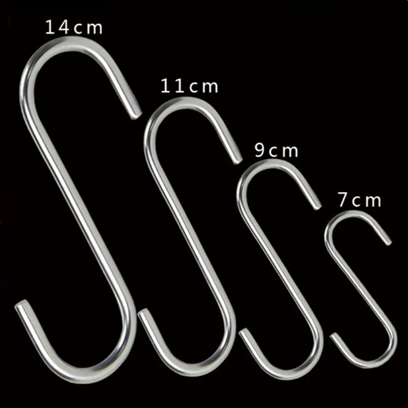 1Pc Stainless Steel S-shaped Hook Bathroom Kitchen Coat Multifunctional Storage Hook Organizer
1Pc Stainless Steel S-shaped Hook Bathroom Kitchen Coat Multifunctional Storage Hook Organizer