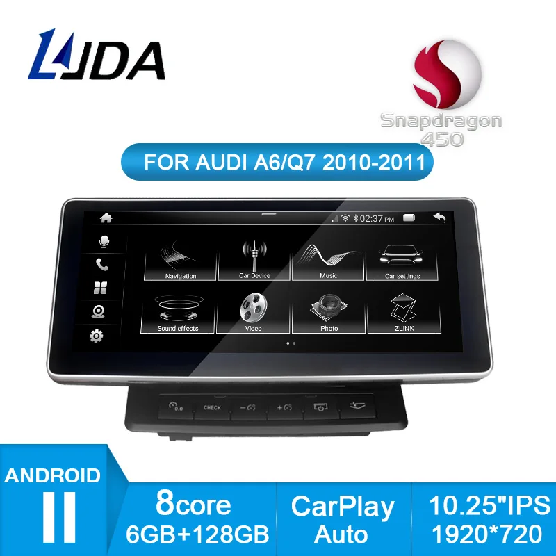 10.25" touch screen 1920 x 720,8 Core android 11 car GPS Navigation 6GB+128GB,car Stereo Multimedia player for Audi A6 A6L C6 Q7
10.25" touch screen 1920 x 720,8 Core android 11 car GPS Navigation 6GB+128GB,car Stereo Multimedia player for Audi A6 A6L C6 Q7