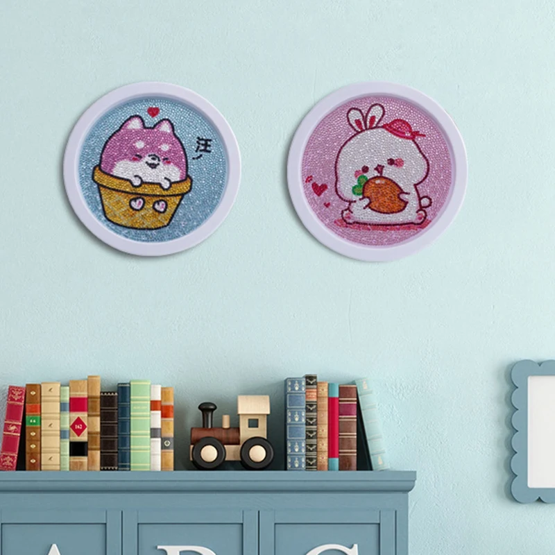 2Pcs DIY Diamond Painting with Frame Cute Puppy Rabbit Diamond Cross Stitch DIY Handmade Puzzle Kindergarten Pupils Gift
2Pcs DIY Diamond Painting with Frame Cute Puppy Rabbit Diamond Cross Stitch DIY Handmade Puzzle Kindergarten Pupils Gift