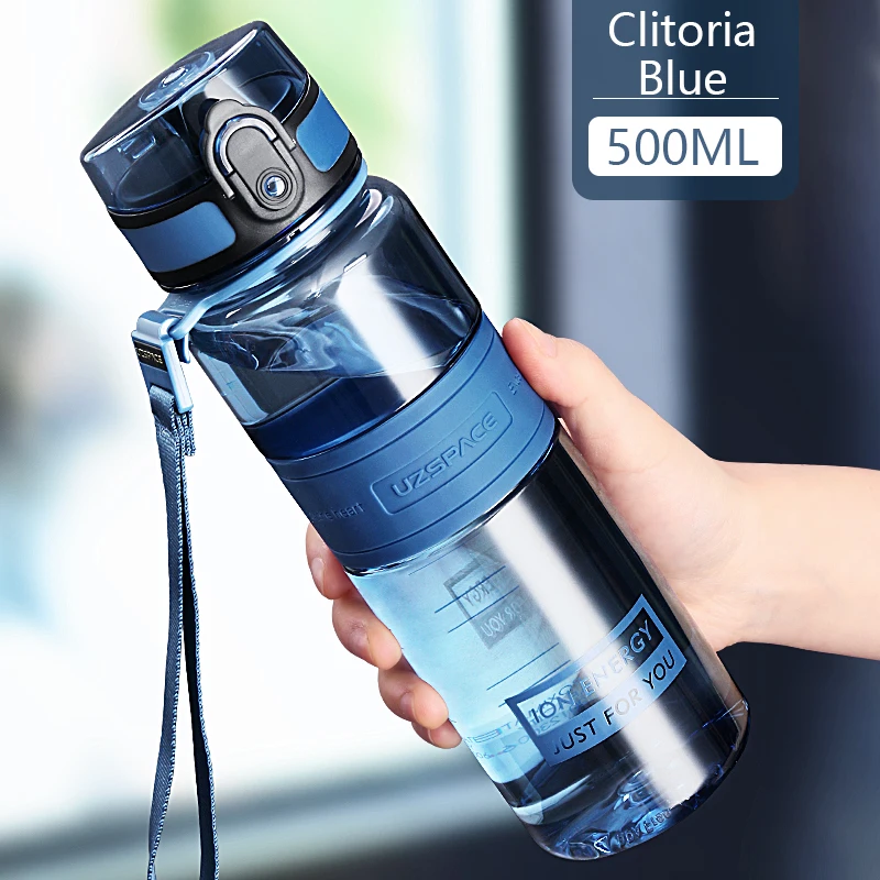 UZSPACE 350ml 500ml Sports Water Bottles Couple Outdoor Travel Bottle Portable Leak-proof Tritan Plastic Bottle BPA Free
UZSPACE 350ml 500ml Sports Water Bottles Couple Outdoor Travel Bottle Portable Leak-proof Tritan Plastic Bottle BPA Free