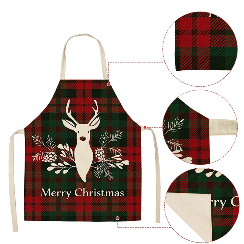 PATIMATE Kitchen Apron Lattice Merry Christmas Printed Sleeveless Cotton Linen Aprons for Child Men Women Home Cleaning Tool
PATIMATE Kitchen Apron Lattice Merry Christmas Printed Sleeveless Cotton Linen Aprons for Child Men Women Home Cleaning Tool