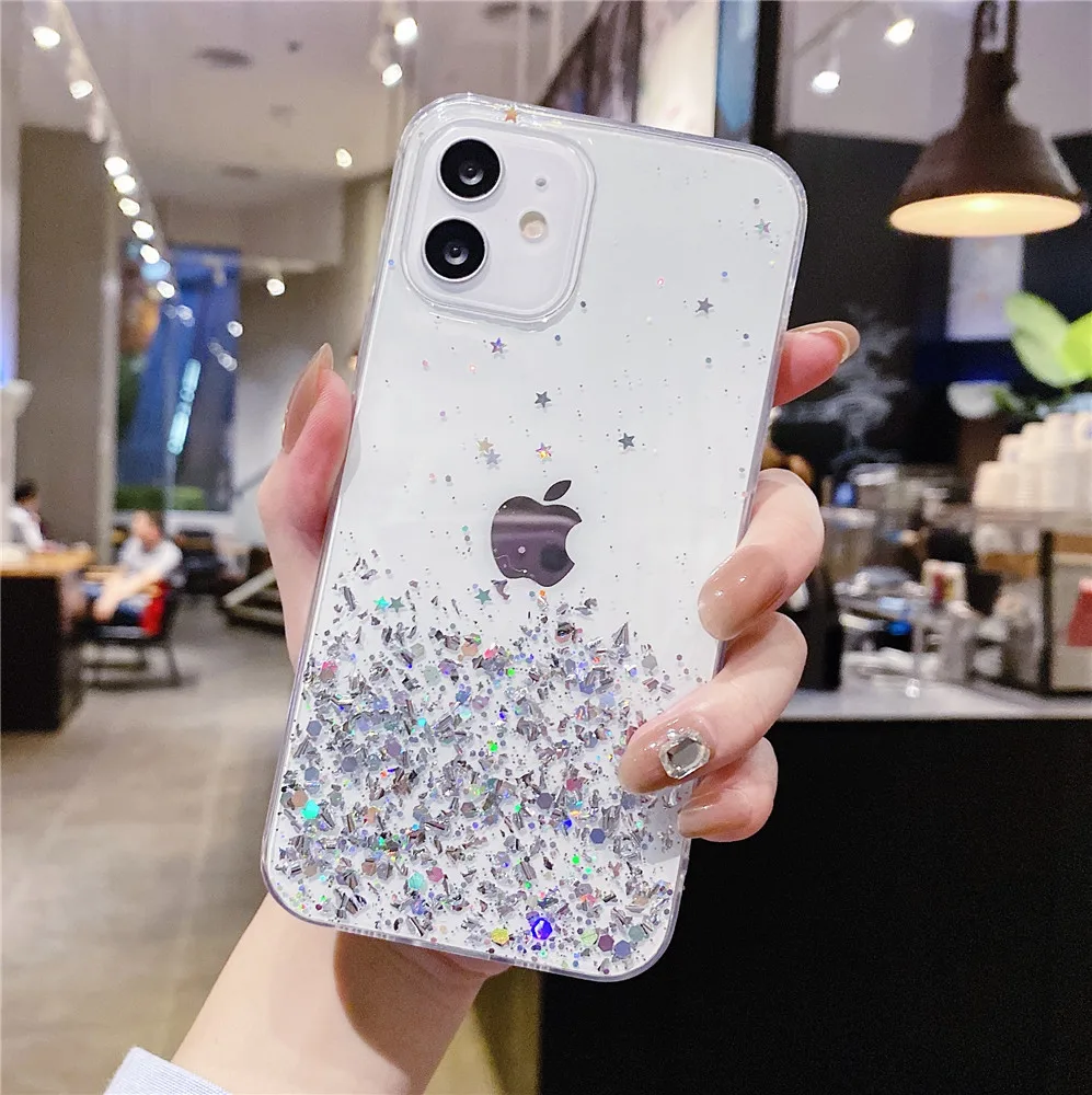 Silver Foil Glitter Star Phone Cases on For Oppo Find X3 X2 Pro X R17 R15x A16 A94 A93 A74 A54 K3 K5 Silicone Case Cover Coque
Silver Foil Glitter Star Phone Cases on For Oppo Find X3 X2 Pro X R17 R15x A16 A94 A93 A74 A54 K3 K5 Silicone Case Cover Coque