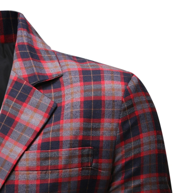Men Business Blazers Spring Autumn Formal Men's Coat Male European Size New Plaid Blazer for Men Single Button Long for Men
Men Business Blazers Spring Autumn Formal Men's Coat Male European Size New Plaid Blazer for Men Single Button Long for Men