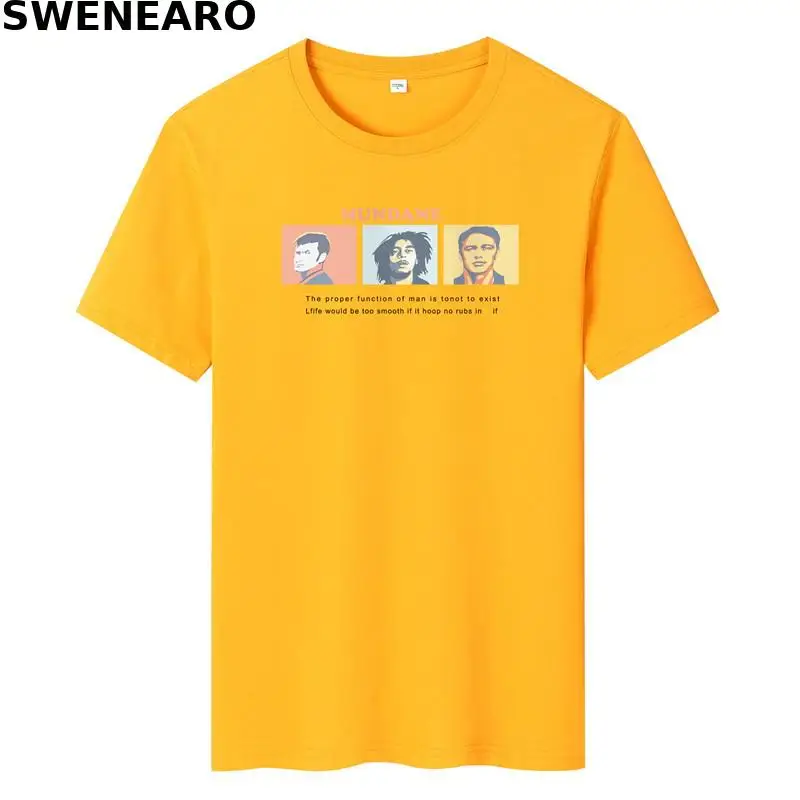 SWENEAR 2021 new summer T-shirt men's 100% pure cotton youth printing T-shirt men's casual O-neck short-sleeved brand T-shirt
SWENEAR 2021 new summer T-shirt men's 100% pure cotton youth printing T-shirt men's casual O-neck short-sleeved brand T-shirt